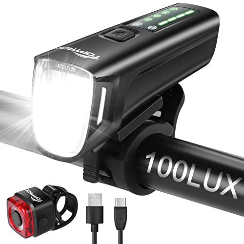 Toptrek Fahrradlampe Mit Usb